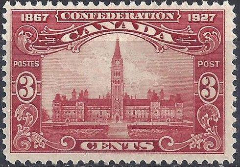 1927 CDN - SG268 3¢ Red Canadian Confederation MNH